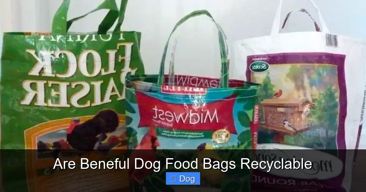 Are Beneful Dog Food Bags Recyclable