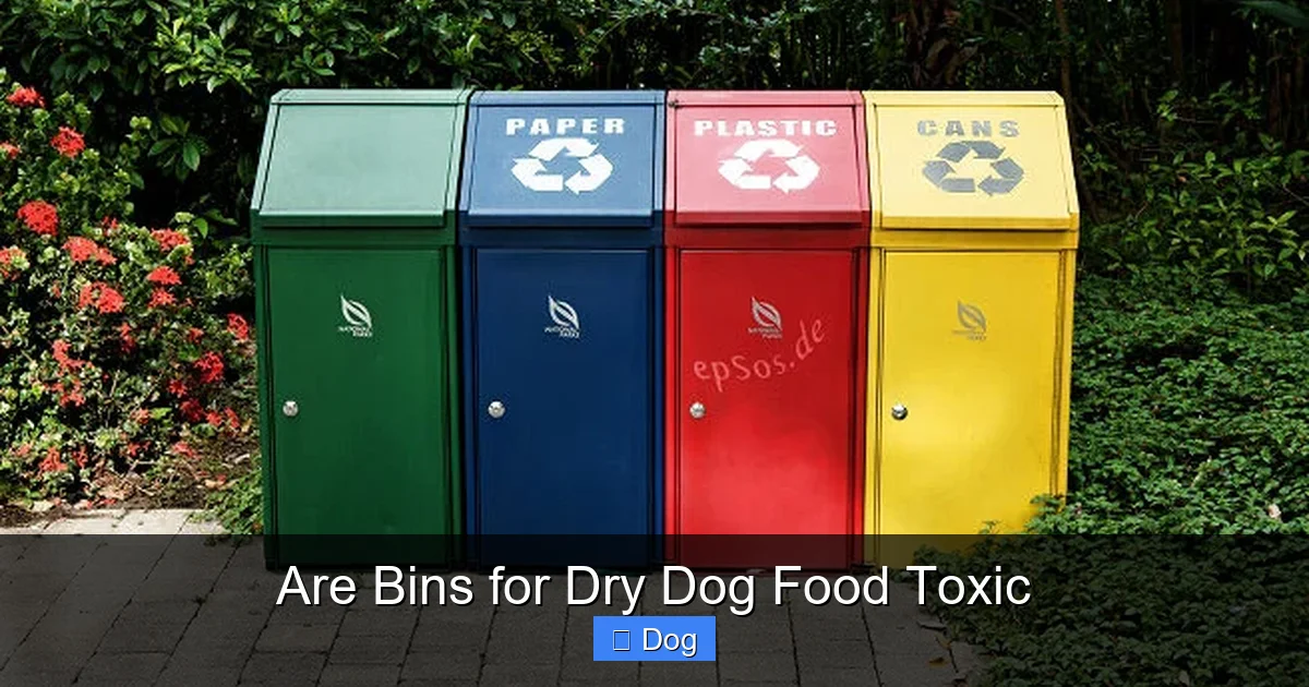 Are Bins for Dry Dog Food Toxic