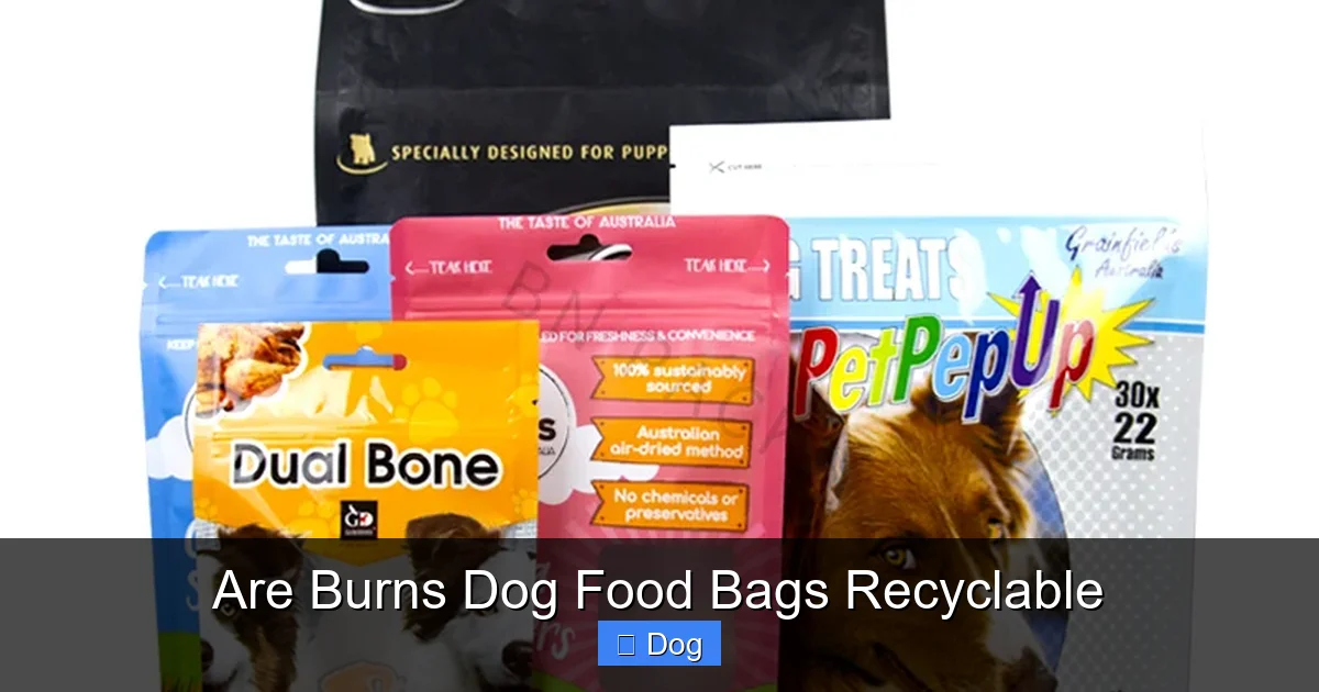 Are Burns Dog Food Bags Recyclable