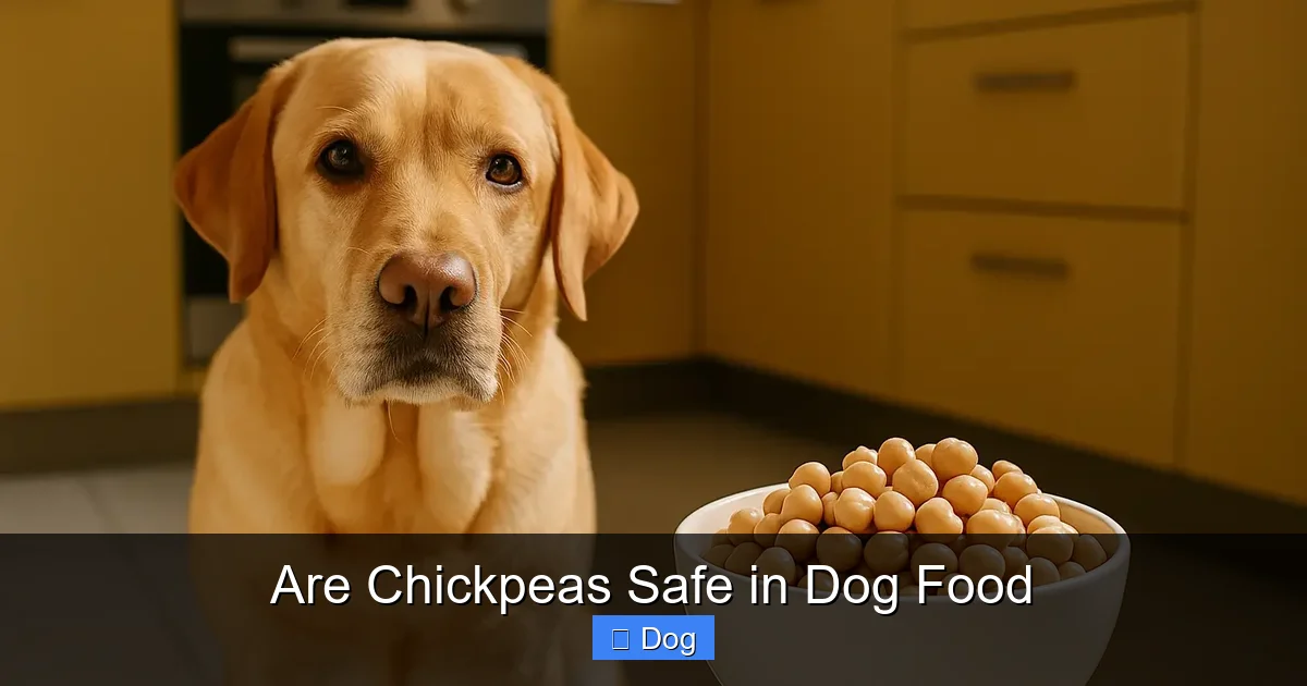 Are Chickpeas Safe in Dog Food
