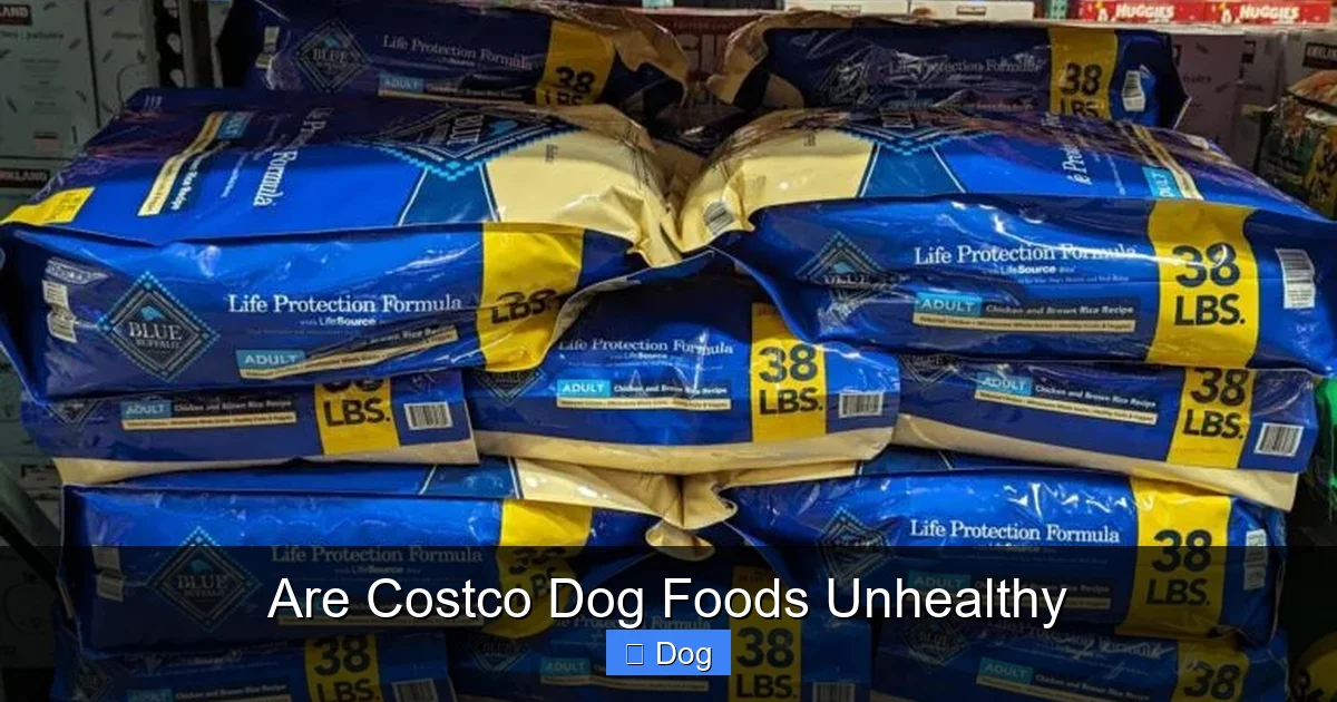 Are Costco Dog Foods Unhealthy