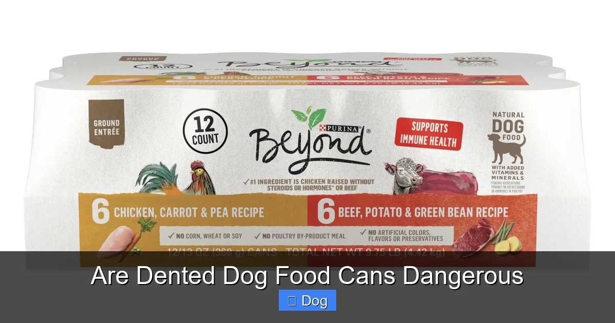 Are Dented Dog Food Cans Dangerous