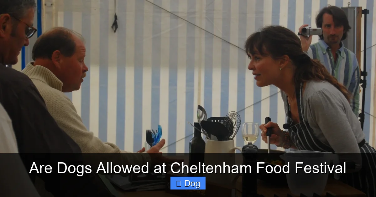 Are Dogs Allowed at Cheltenham Food Festival