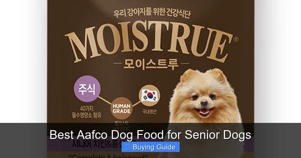 Best Aafco Dog Food for Senior Dogs