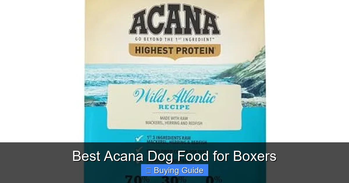 Best Acana Dog Food for Boxers