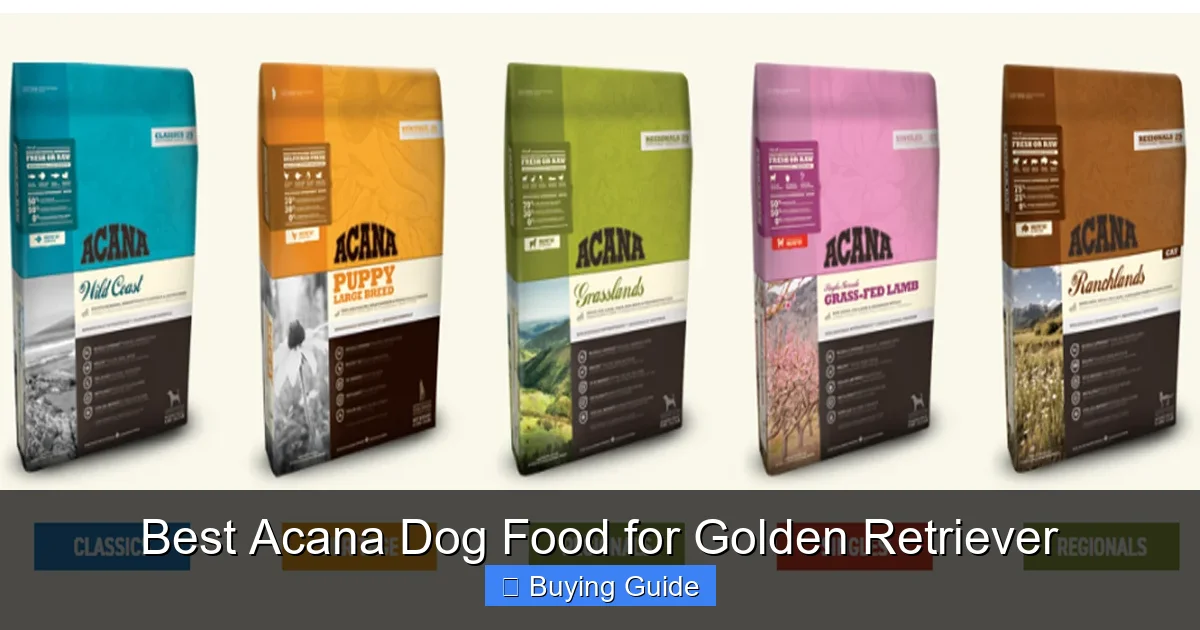 Best Acana Dog Food for Golden Retriever