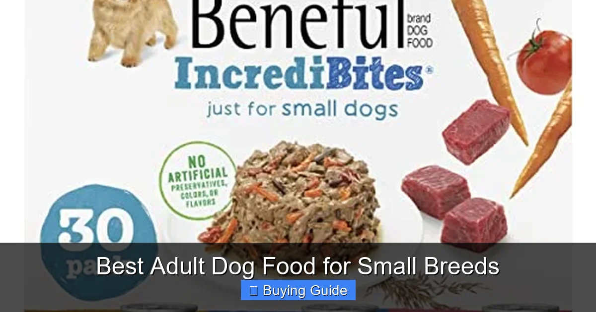 Best Adult Dog Food for Small Breeds