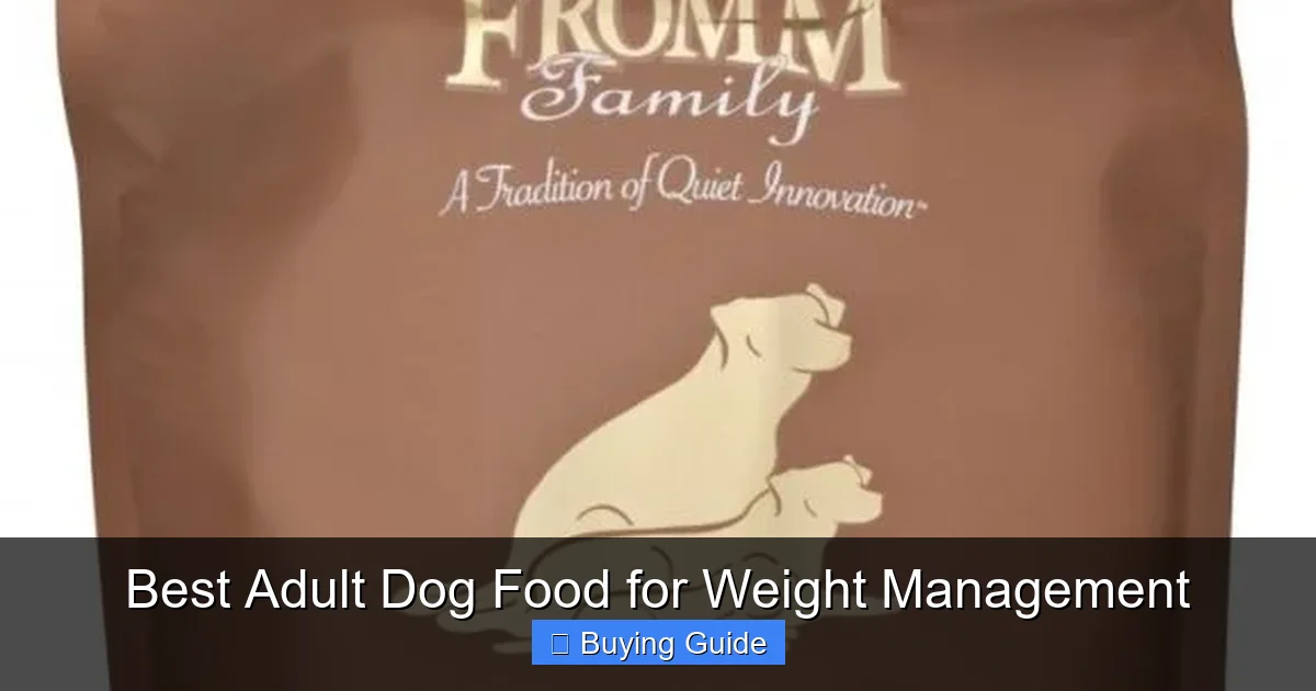 Best Adult Dog Food for Weight Management