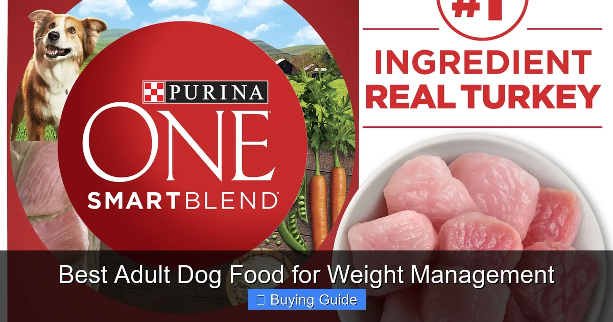 Best Adult Dog Food for Weight Management