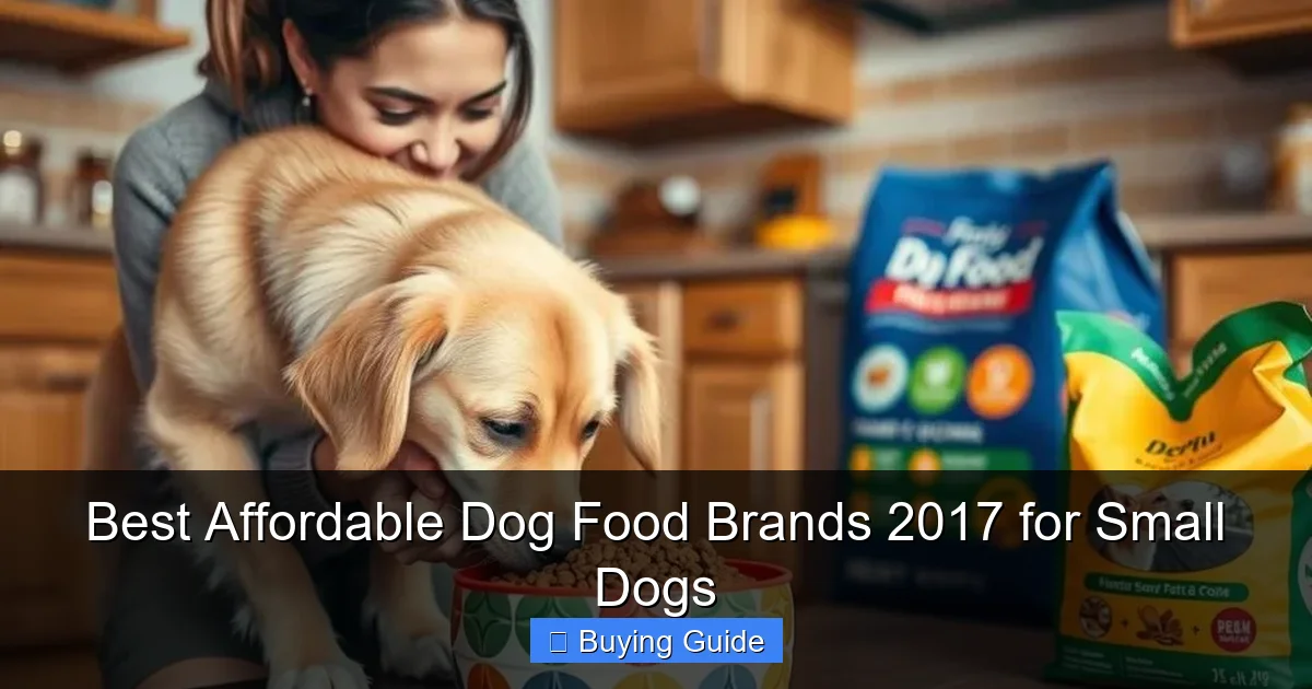 Best Affordable Dog Food Brands 2017 for Small Dogs