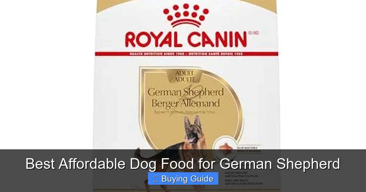 Best Affordable Dog Food for German Shepherd