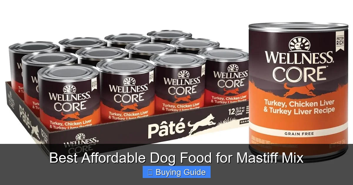 Best Affordable Dog Food for Mastiff Mix