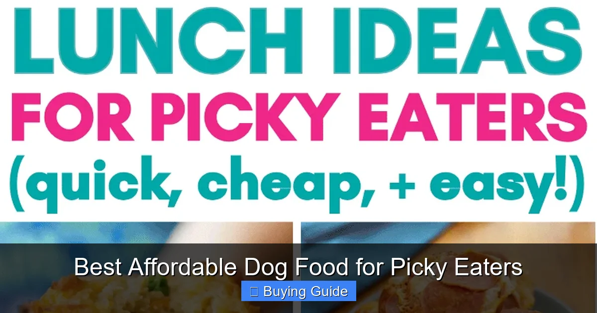 Best Affordable Dog Food for Picky Eaters