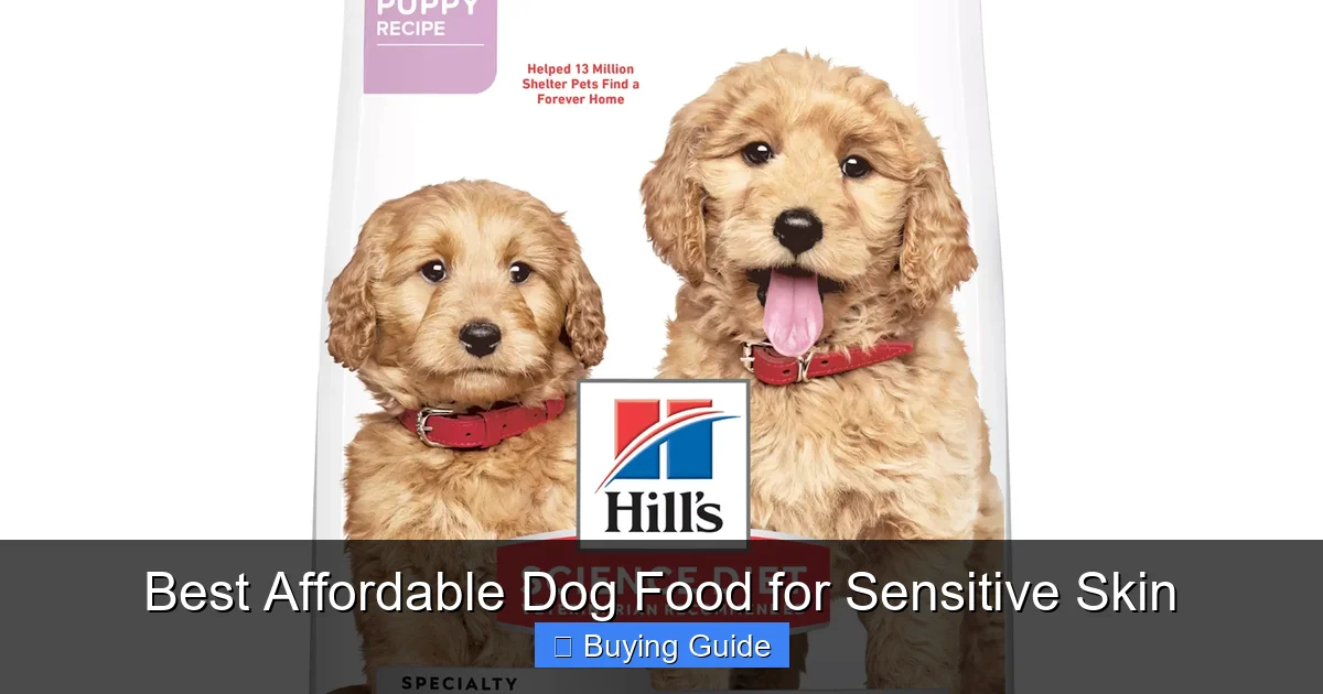 Best Affordable Dog Food for Sensitive Skin