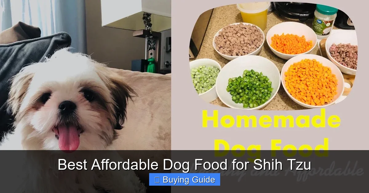 Best Affordable Dog Food for Shih Tzu
