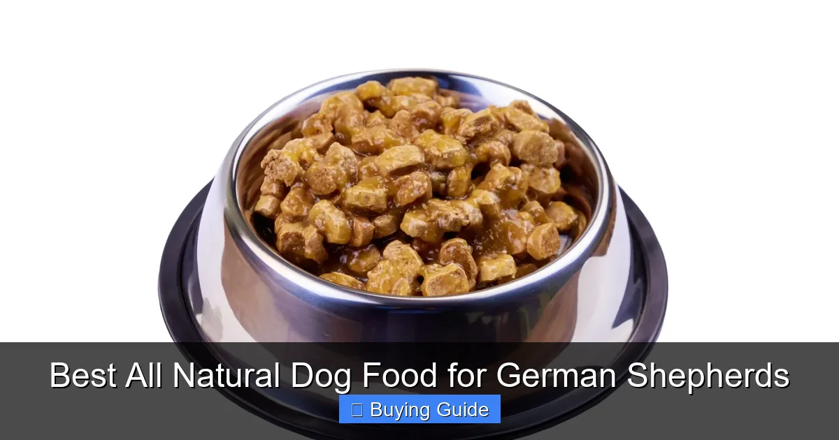 Best All Natural Dog Food for German Shepherds
