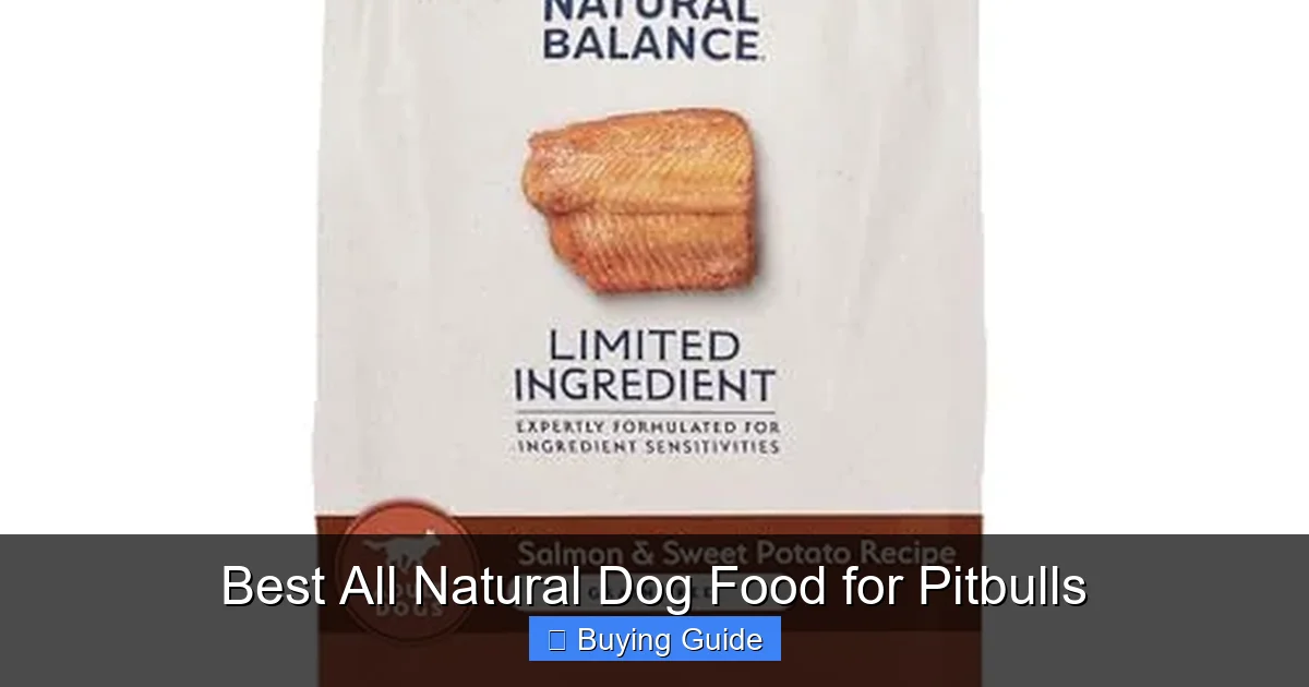 Best All Natural Dog Food for Pitbulls
