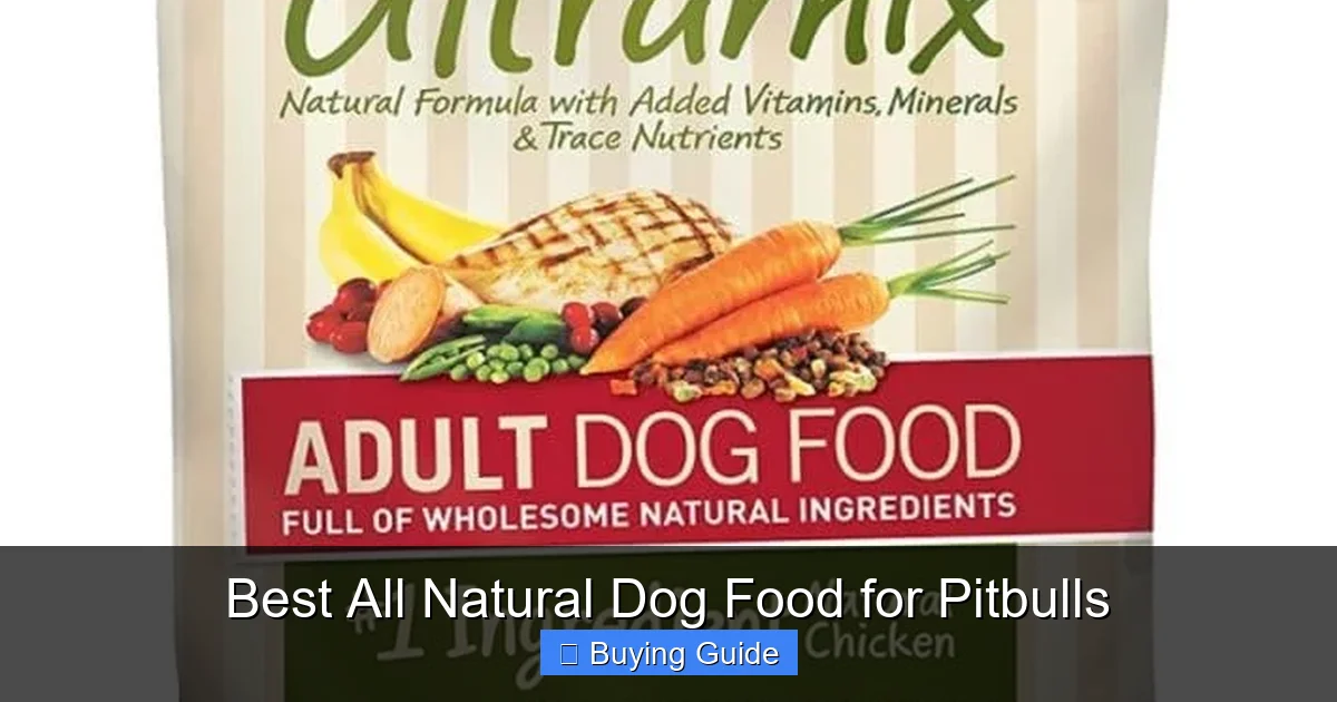 Best All Natural Dog Food for Pitbulls