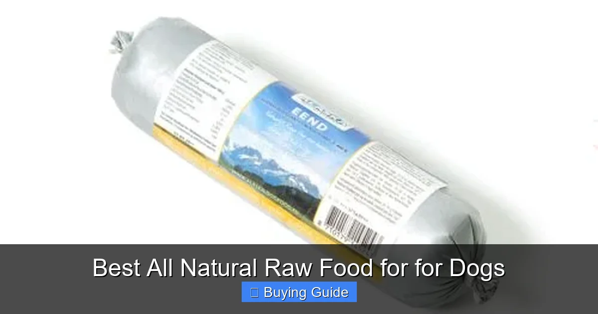 Best All Natural Raw Food for for Dogs