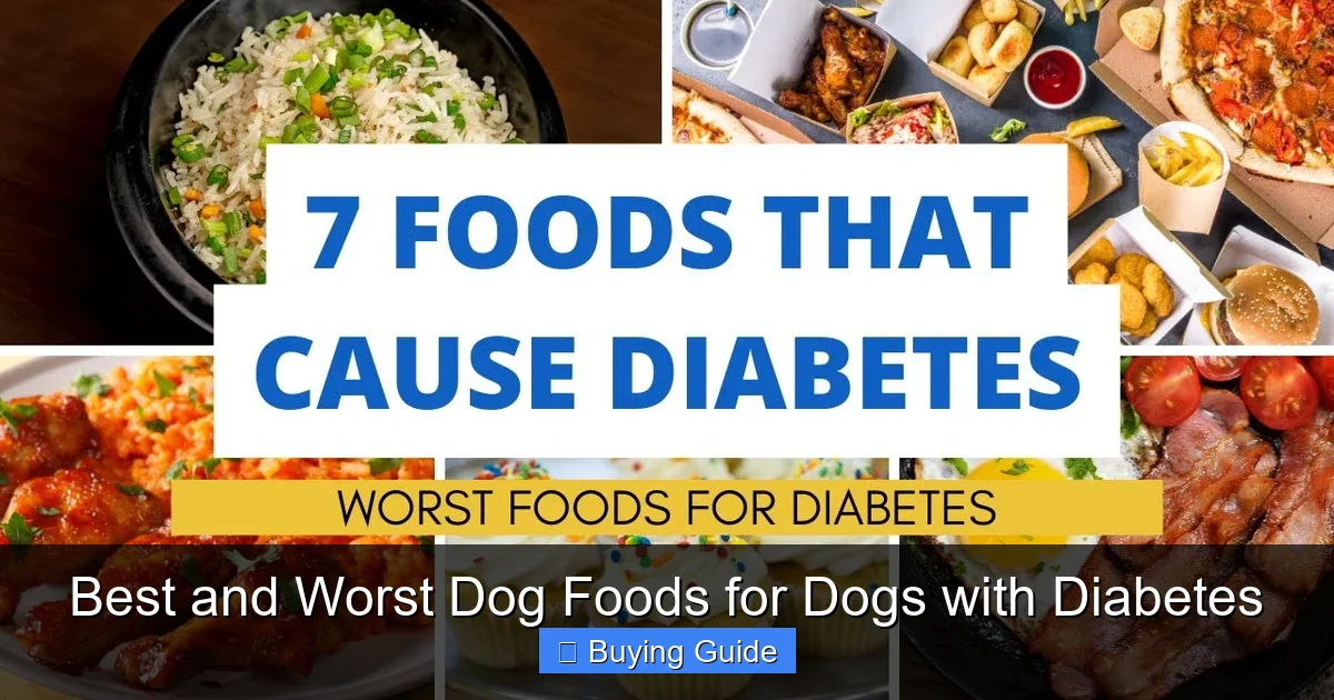 Best and Worst Dog Foods for Dogs with Diabetes