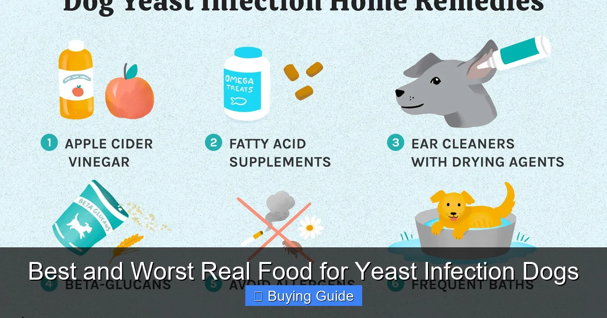 Best and Worst Real Food for Yeast Infection Dogs