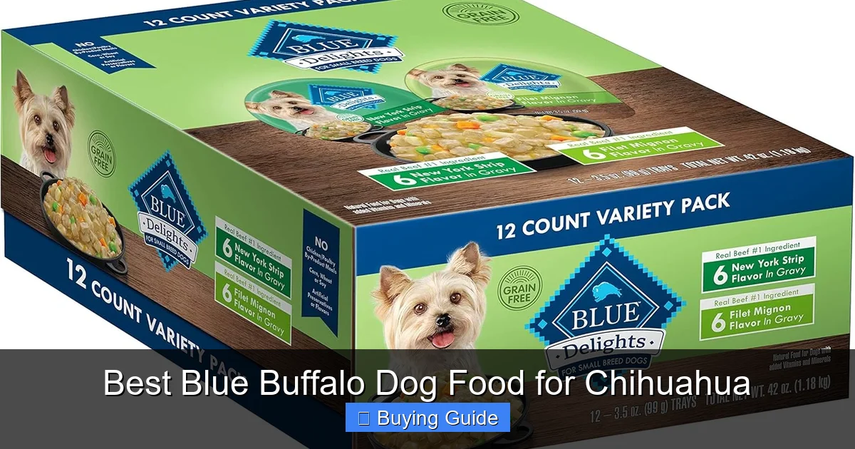 Best Blue Buffalo Dog Food for Chihuahua