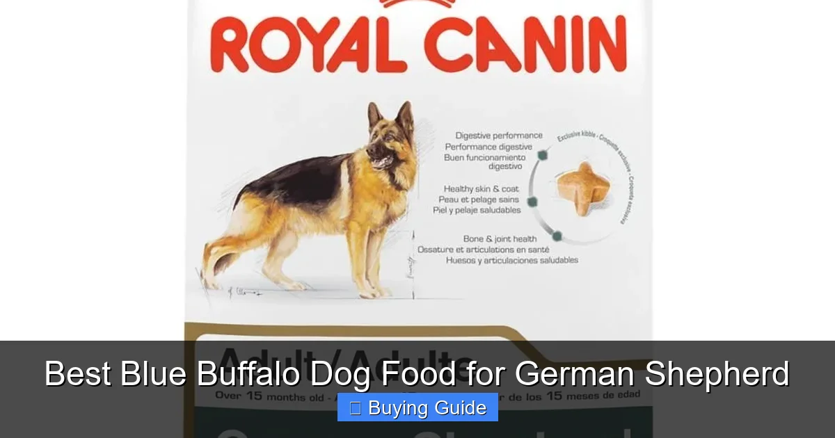 Best Blue Buffalo Dog Food for German Shepherd