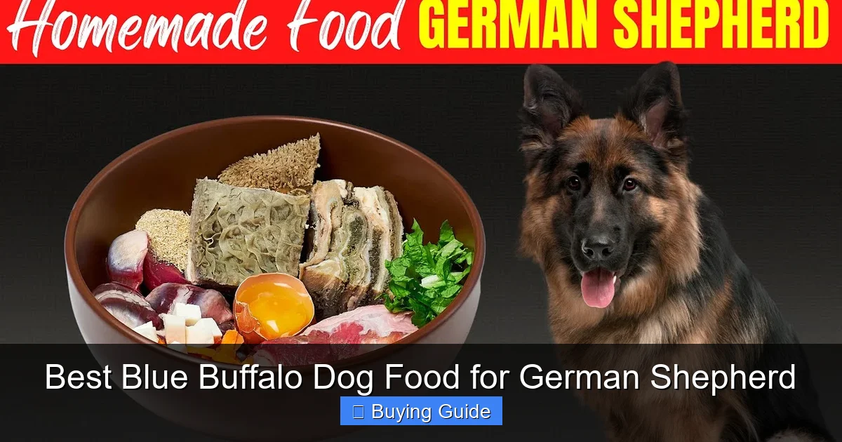 Best Blue Buffalo Dog Food for German Shepherd