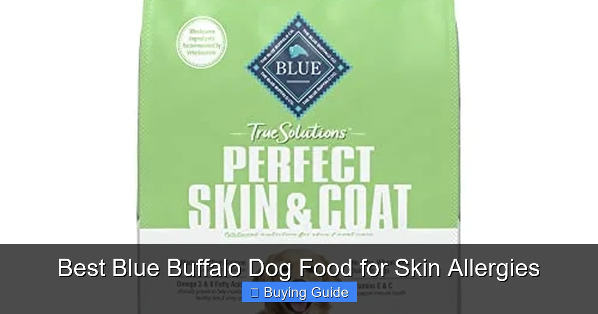 Best Blue Buffalo Dog Food for Skin Allergies