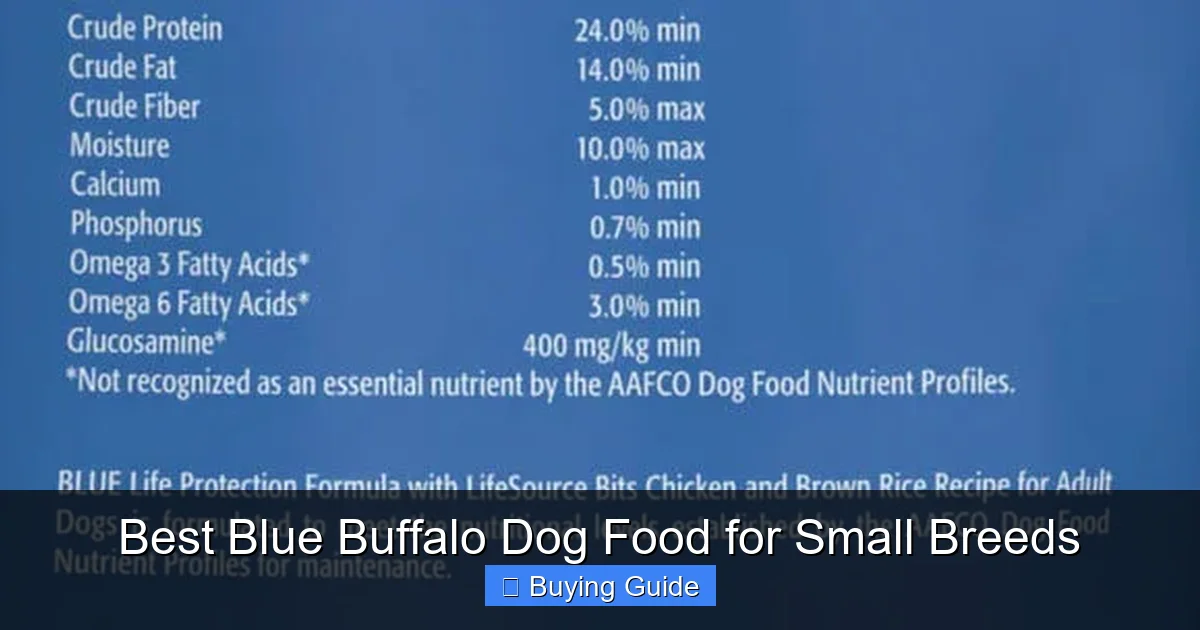 Best Blue Buffalo Dog Food for Small Breeds