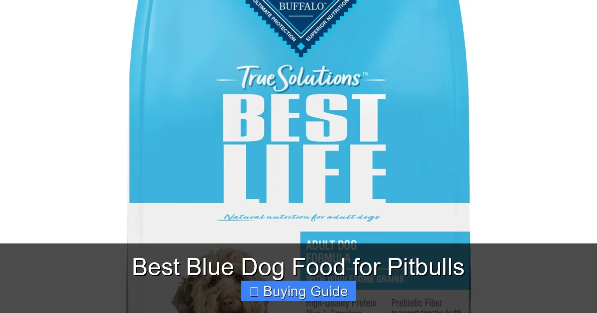 Best Blue Dog Food for Pitbulls