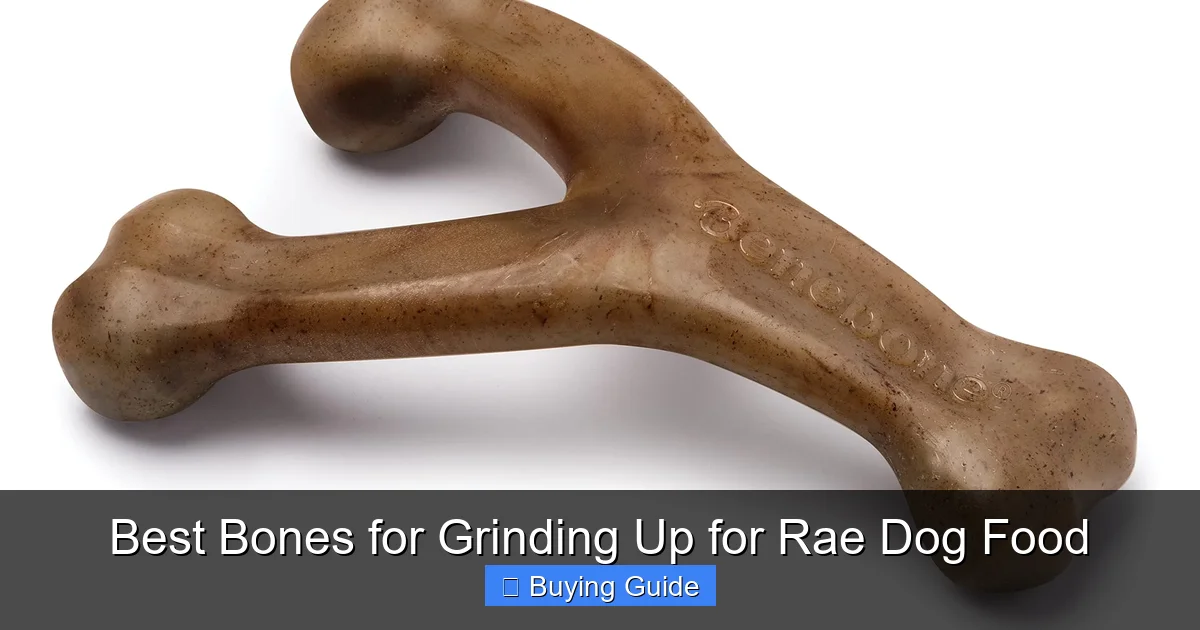 Best Bones for Grinding Up for Rae Dog Food