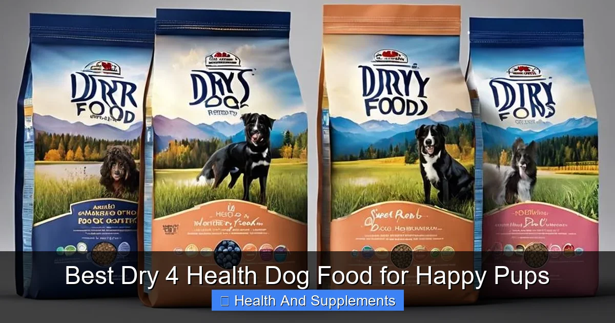 Best Dry 4 Health Dog Food for Happy Pups