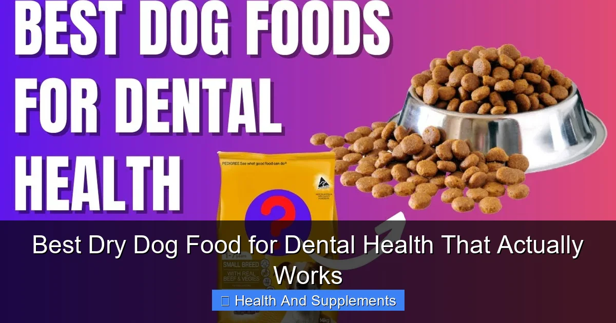 Best Dry Dog Food for Dental Health That Actually Works