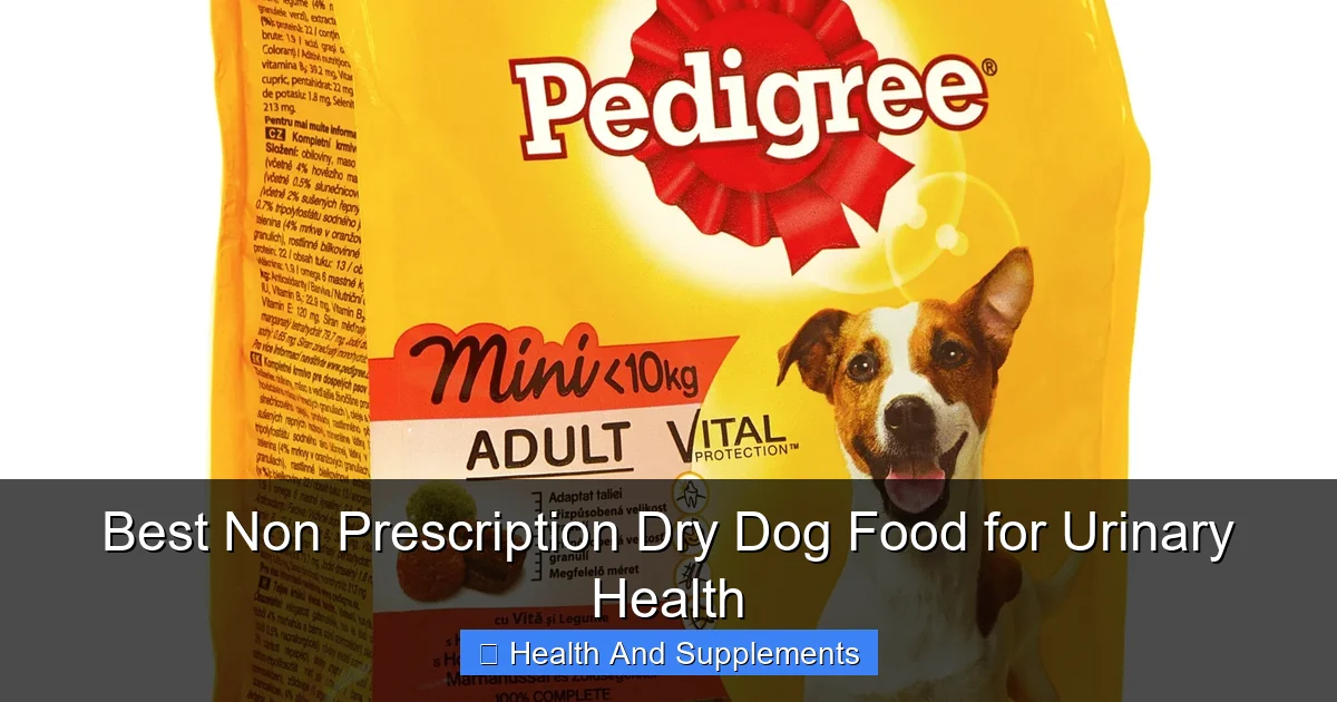 Best Non Prescription Dry Dog Food for Urinary Health