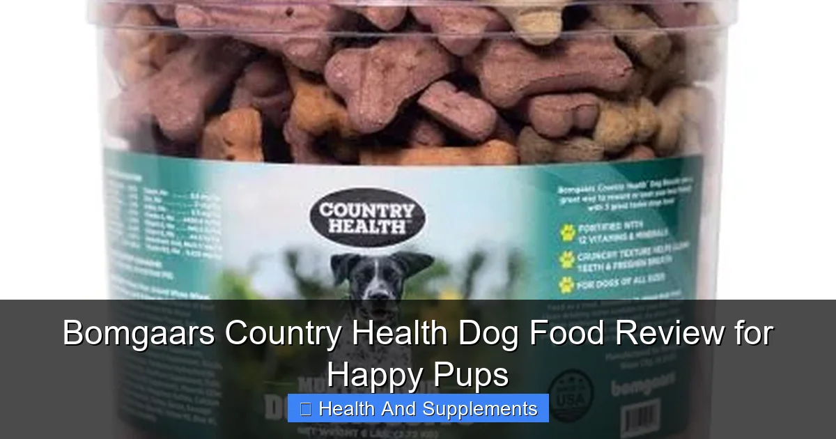 Bomgaars Country Health Dog Food Review for Happy Pups