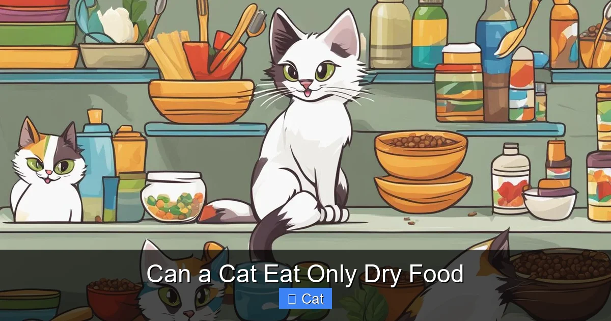 Can a Cat Eat Only Dry Food