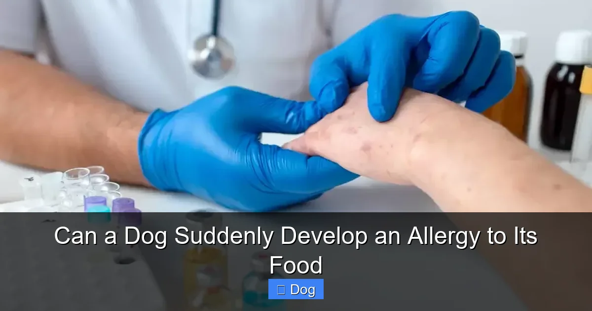 Can a Dog Suddenly Develop an Allergy to Its Food