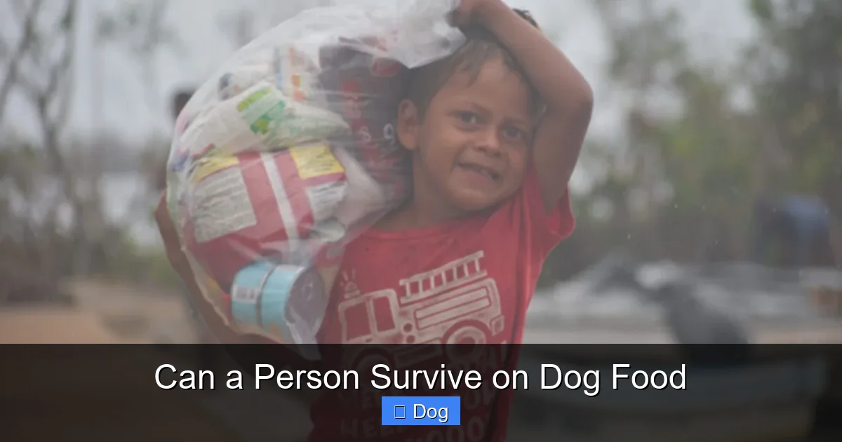 Can a Person Survive on Dog Food
