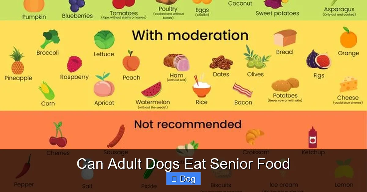 Can Adult Dogs Eat Senior Food