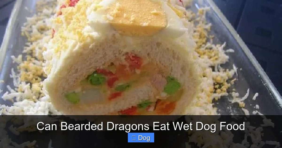 Can Bearded Dragons Eat Wet Dog Food