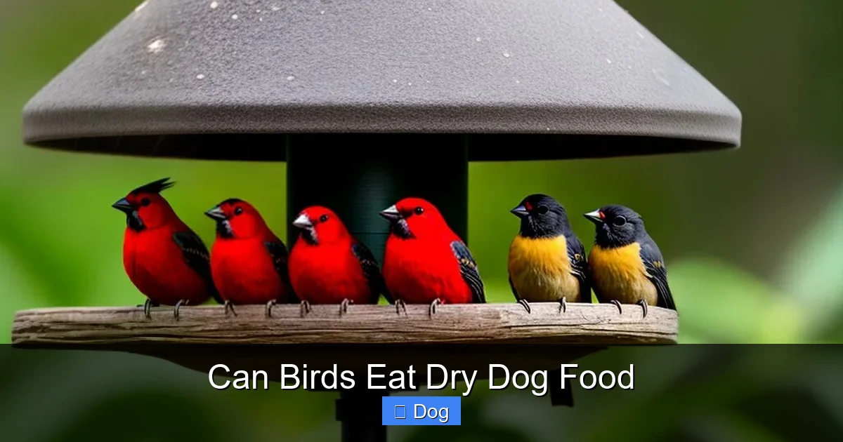 Can Birds Eat Dry Dog Food