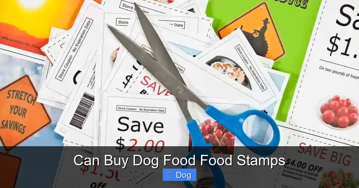 Can Buy Dog Food Food Stamps