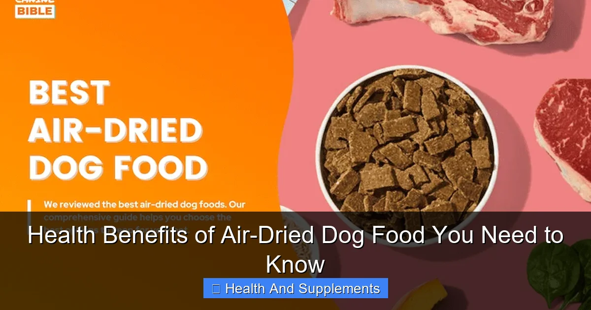 Health Benefits of Air-Dried Dog Food You Need to Know