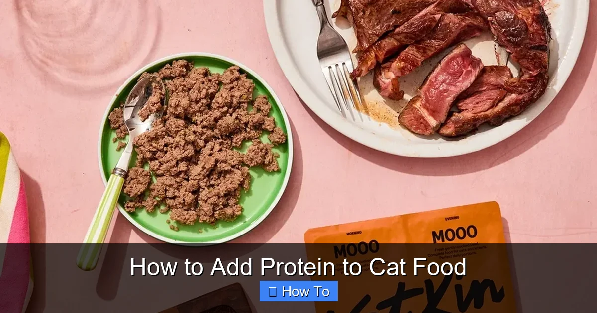 How to Add Protein to Cat Food