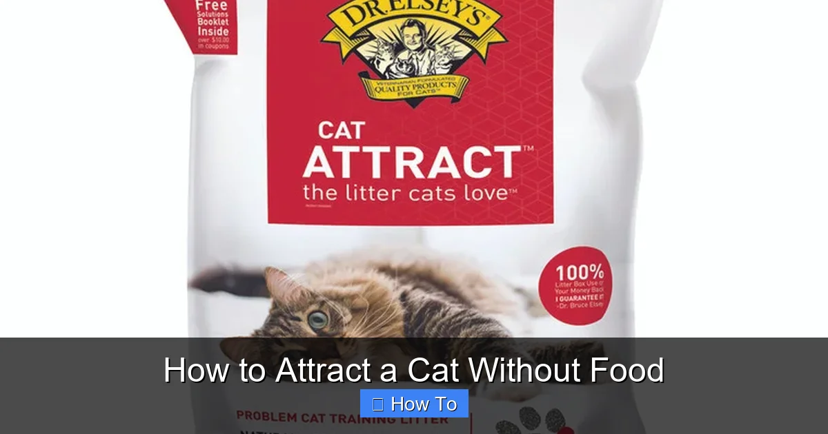 How to Attract a Cat Without Food