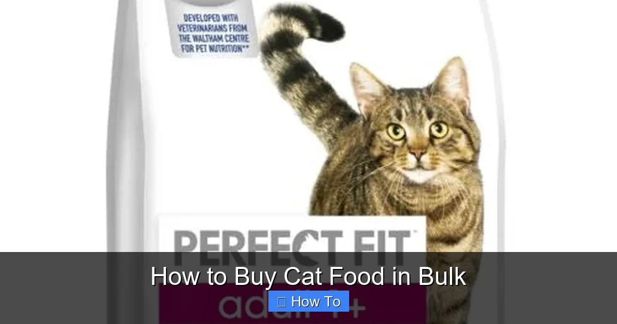 How to Buy Cat Food in Bulk