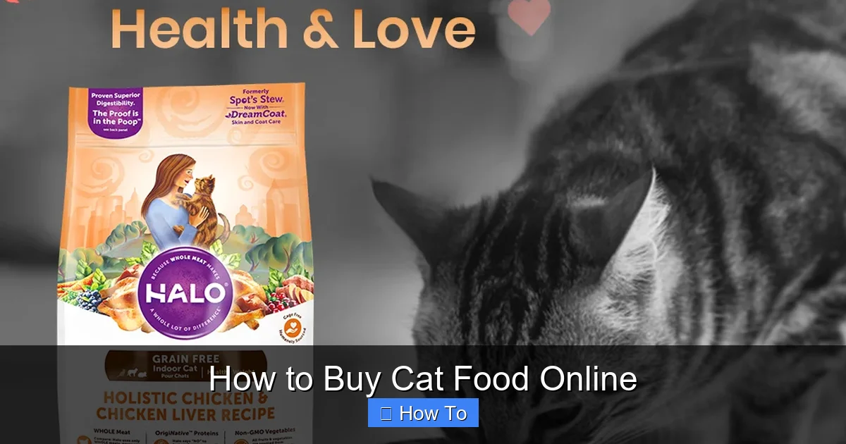 How to Buy Cat Food Online
