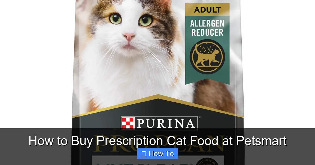 How to Buy Prescription Cat Food at Petsmart