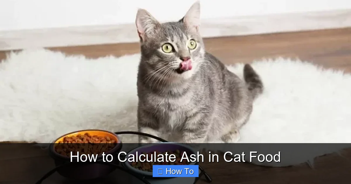 How to Calculate Ash in Cat Food